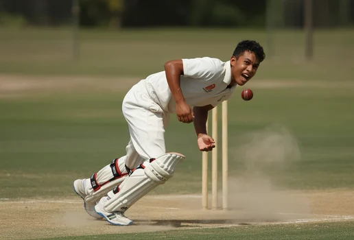 Jogador criquete bolada treino ideogram
