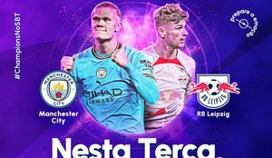 TV Tambaú/SBT transmite Manchester City x Leipzig, nesta terça (14)