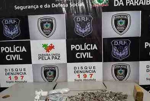 Policia Civil prende homem por trafico de drogas em Campina Grande