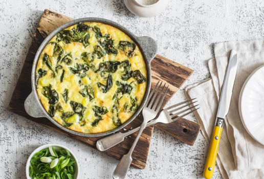 Torta de espinafre e queijo cottage (Imagem: Kiian Oksana | Shutterstock)