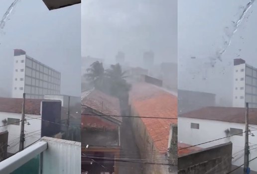 Tempestade causa prejuízos em Itaporanga, no Sertão da Paraíba