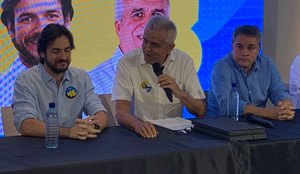 Pedro Cunha Lima, Buba Germano e Efraim Filho.