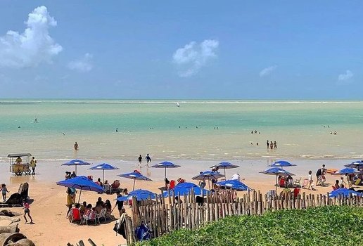 Praia do Bessa, em João Pessoa, é um dos destinos mais procurados