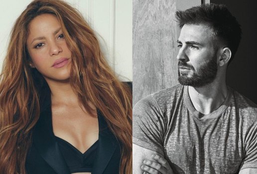 Shakira e Chris Evans passam a se seguir após rumores de traição