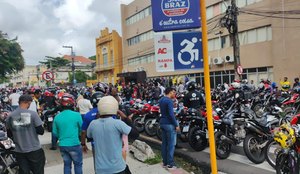 Motoboys protestam em João Pessoa