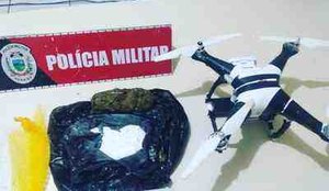 Drone droga apreendido paraiba policia