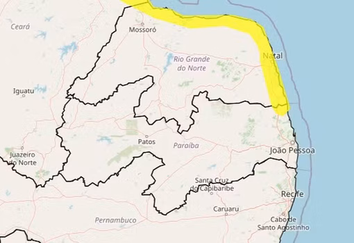 Alerta de chuvas litoral