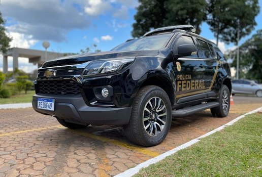 Viatura da Polícia Federal, na Paraíba.