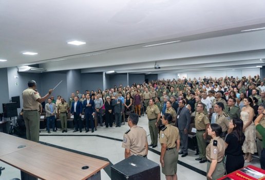 Solenidade promocao policiais pb