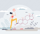 A testosterona é fundamental para a saúde da mulher (Imagem: VectorMine | Shutterstock)