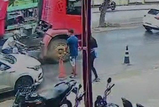 Atropelamento motociclista