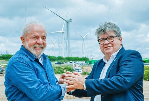 Lula e Joao Azevedo inauguram o lote 2 do Canal Acaua Aracagi e anunciam novos investimentos na Paraiba nesta sexta feira