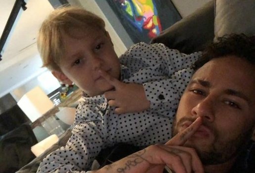 Neymar e filho insta