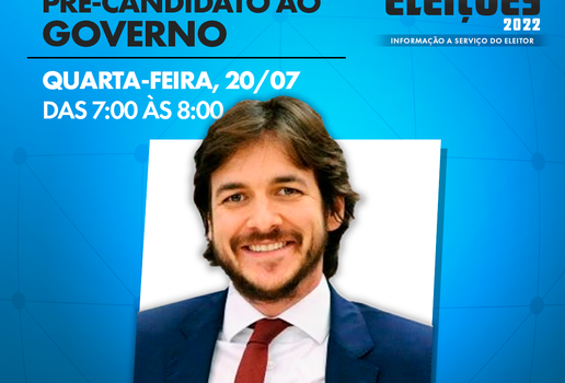 Pedro Cunha Lima (PSDB), pré-candidato ao governo da Paraíba.