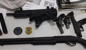 Polícia apreende armas durante operação no Sertão