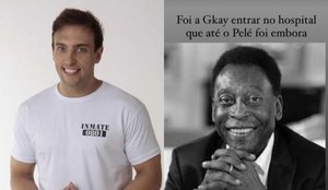 Léo Lins faz piada com Gkay sobre morte de Pelé e causa polêmica