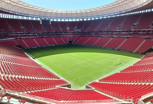 Partida será realizada no estádio Mané Garrincha