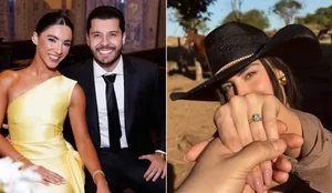 Murilo Huff e Gabriela Versiani anunciam noivado