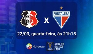 Santa Cruz e Fortaleza se enfrentam em duelo decisivo pela Copa do NE