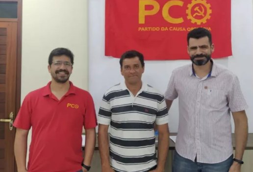Rafael Dantas (PCO-SP), Adriano Trajano (PCO-PB) e Camilo Sobreira (PCO-PB)