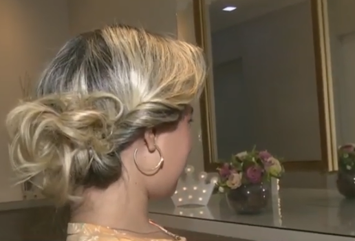 Penteado simples