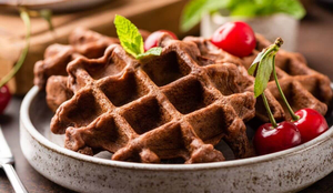 Waffle de chocolate (Imagem: Vladislav Noseek | Shutterstock)