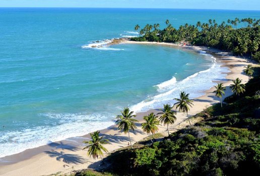Praia da Costa do Conde, no Litoral Sul da Paraíba