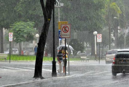 Dia começou com chuvas na capital paraibana