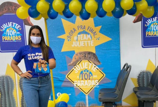 Juliett é tema de ação promovida no Centro de João Pessoa