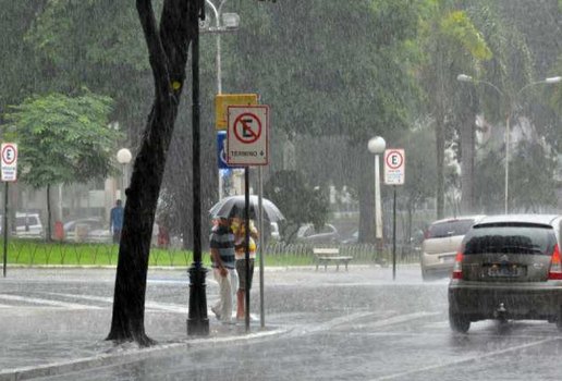 Dia começou com chuvas isoladas na capital