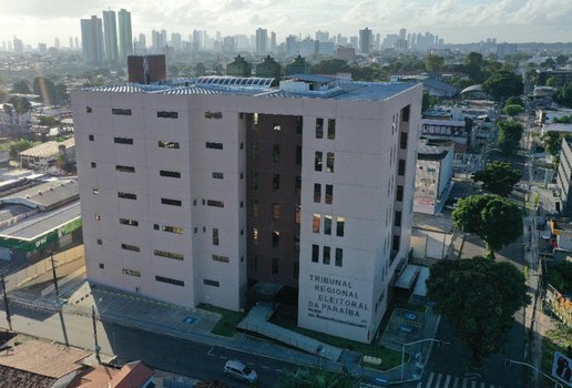 Sede do Tribunal Regional Eleitoral, em João Pessoa.