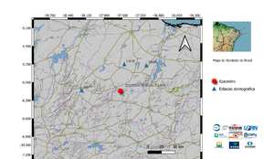 Tremor foi registrado pelo Laboratório Sismológico (LabSis) da Universidade Federal do Rio Grande do Norte