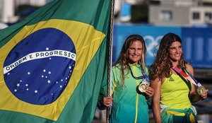 Brasileiras venceram a classe 49er FX da vela