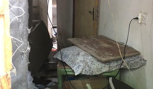 Casa onde morava o suspeito foi destruída por moradores da região