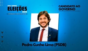 Pedro Cunha Lima é candidato pelo Partido da Social Democracia Brasileira