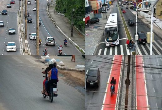 João Pessoa flagrou mais de 47 mil motociclistas cometendo infração em 2021