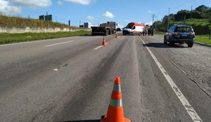 Rodovia BR-101, entre João Pessoa e Recife.