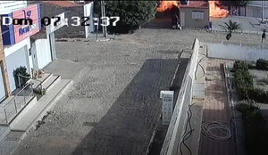 Explosão em quiosque após vazamento de gás deixa dois feridos na PB