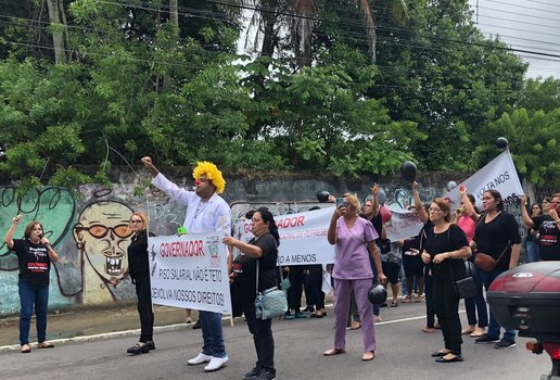 Enfermeiros já realizaram outros protestos na Paraíba
