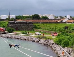 Surto dormindo cordas porto cabedelo foto facebook