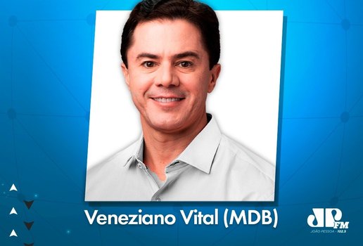 Veneziano Vital é pré-candidato pelo Movimento Democrático Brasileiro (MDB)