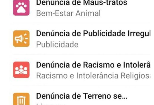 Aplicativo canaldedenuncia