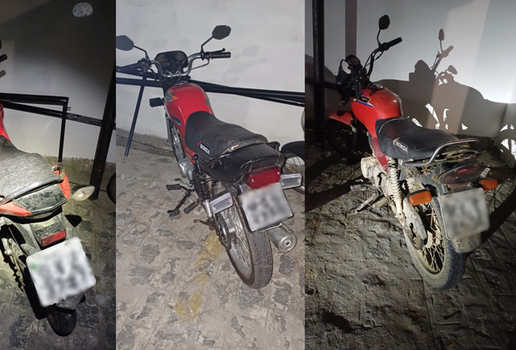 Motos apreendidas PRF