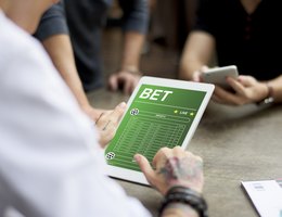 People bet soccer game match internet
