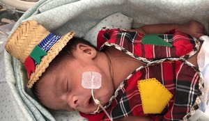 Recém-nascidos ganham ensaio de São João em UTI Neonatal na PB