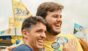 Deputado estadual Tovar Correia Lima (PSDB) e o prefeito Bruno Cunha Lima (PSD).
