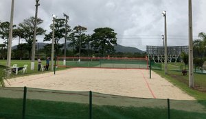 Quadra de beach tennis. Imagem ilustrativa