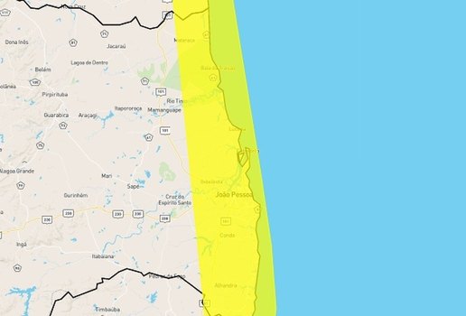 Ventos fortes causam transtornos em João Pessoa e Inmet faz novo alerta; veja