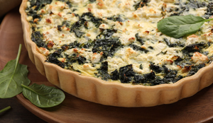 Torta de espinafre com tofu (Imagem: New Africa | Shutterstock)