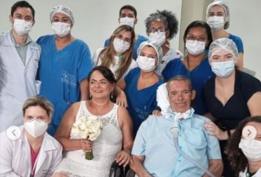 Equipe realiza sonho de paciente e organiza casamento em hospital na PB